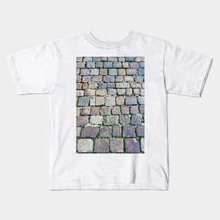 Texture - Stone pavement Kids T-Shirt